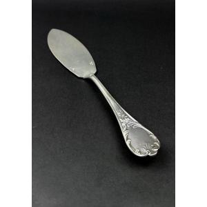 Christofle Marly Silver-plated Fish Serving Scoop, 1980s