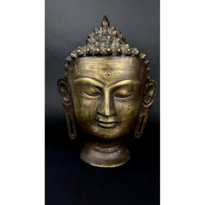 Buddha, Large Bronze Head