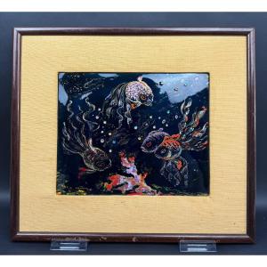 René Bonhomme, Limoges Enamels, Fish