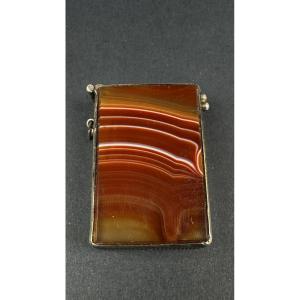 Pyrogen Made Of Agate And Silvered Copper