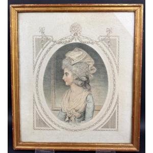 John Downman, Engraving, Portrait Of A Lady, Henry Graves & C° 1909