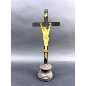 Jansenist Crucifix In Bone