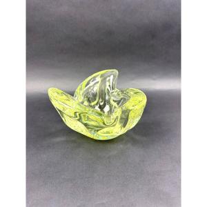 Large Ashtray In Sèvres Crystal