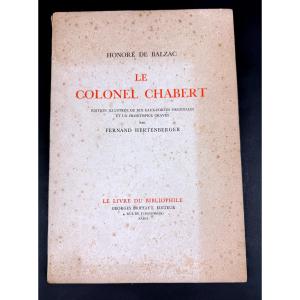 Balzac Le Colonel Chabert - Georges Briffaut éditeur 1929, Illustrated By Fernand Hertenberger