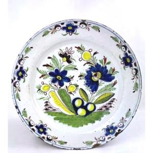 Large 18th Century Delft Earthenware Dish