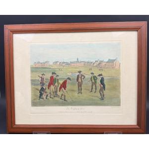 A Round Of Golf With British Gentlemen At Saint Andrews In 1800