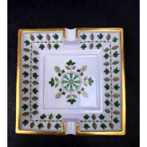 Haviland Limoges, Large Porcelain Ashtray Model Matignon