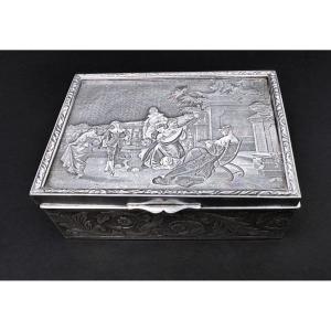 Silver-plated Copper Jewelry Box, Case