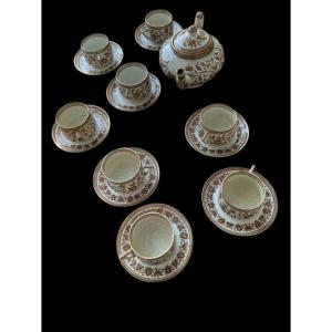 Sarreguemines Oriental Tea Set