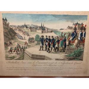 Empire Period Engraving, The Battle Of Jena, At Jean's In Paris