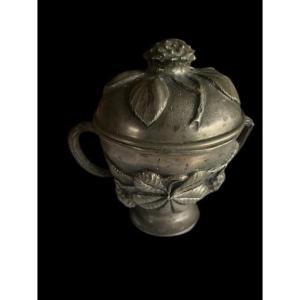 Art Nouveau Lidded Pot, By Lachenal