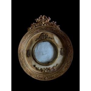 Gilt Brass Photo Frame, Late 19th Century