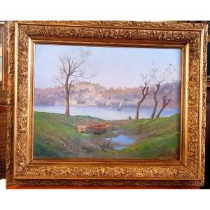 Lormont Seen From The Left Bank Of The Garonne, Xavier Desparmet-fitz-gerald 1901