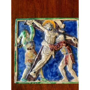Henri Dropsy Art Deco Tile