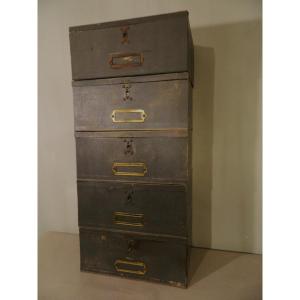 Series Of 5 Notary Cardboards / Boxes / Timers
