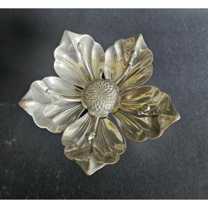 Metal Lotus Flower With Removable Petals To Make An Ashtray, 1960s.