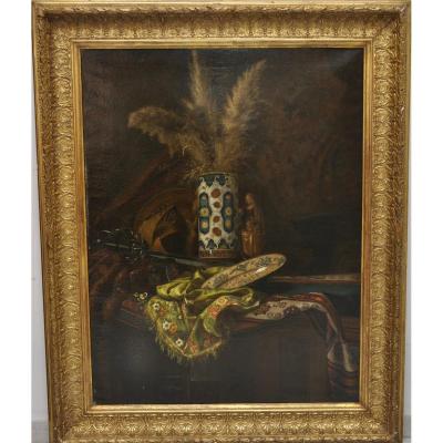 Still Life By Benjamin Louis Auguste Damman