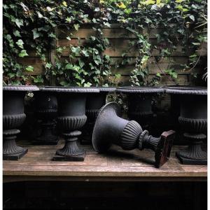 Series Of 8 Cast Iron Basins Val d'Osne Art Foundry XIXe