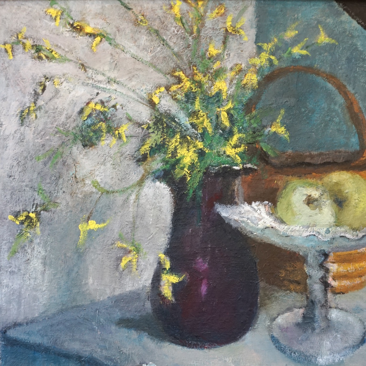 Natura morta con fiori e frutta – Violetta Branzanti (Ravenna 1914 – 2001)-photo-2