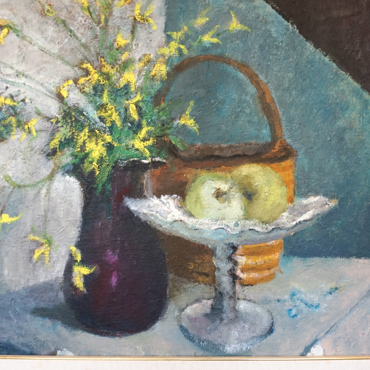 Natura morta con fiori e frutta – Violetta Branzanti (Ravenna 1914 – 2001)-photo-3