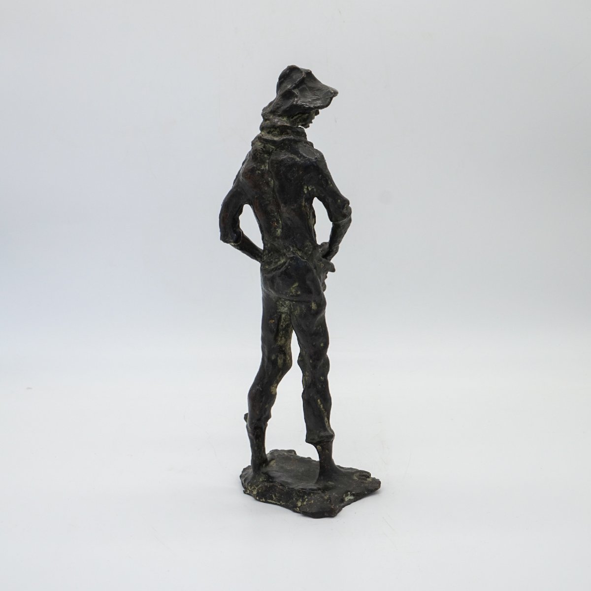 Coppia di sculture in bronzo “Mondina” e “Seminatore” di Augusto Murer – Italia, 1975-photo-2