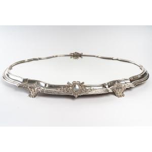 Goldsmith Tétard - Above All Oval Table In Solid Silver XIXth