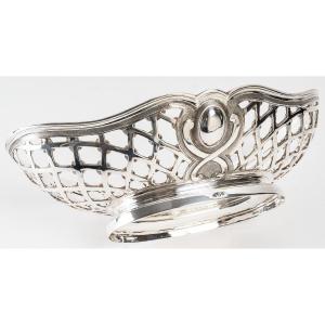 Silversmith Souche Lapparra - Solid Silver Basket Circa 20th Century