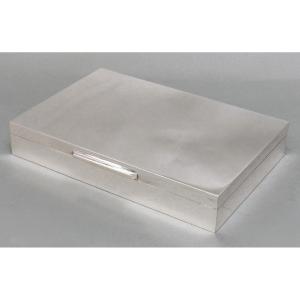 Large And Beautiful Box In Solid Silver Circa 1970