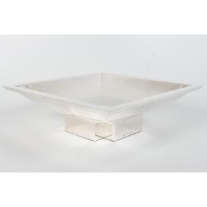 D. Garrido – Square Centerpiece In Sterling Silver 20th Century