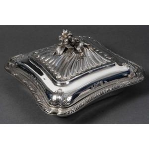 Cardeilhac - 19th Century Silver Covered Vegetable Dish
