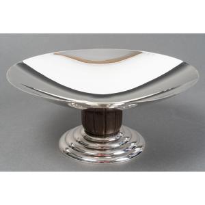 Jean Puiforcat - Solid Silver Centerpiece Art Deco Period Circa 1930