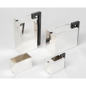Armani Casa Modernist Tea And Coffee Service, Sterling Silver, 1970/2000