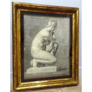 Follower Of Pierre-paul Prud'hon (1758-1823) Crouched Venus