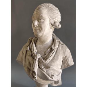 Plaster Bust In The Style Of Augustin Pajou – 19th Century 