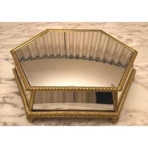 Gilded Wooden Base Or Pedestal – 19th Century