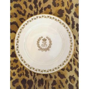 Sèvres Porcelain Dessert Plate - Louis-philippe Period / Royal Provenance.