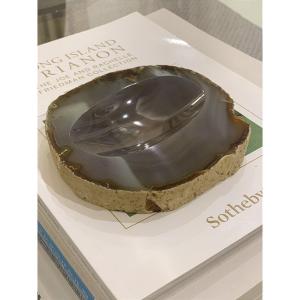Ashtray, Agate Pocket Emptier - 20th Century