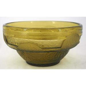 Legras Montjoye Bowl, Art Deco, 'boileau' Model, Excellent Condition.