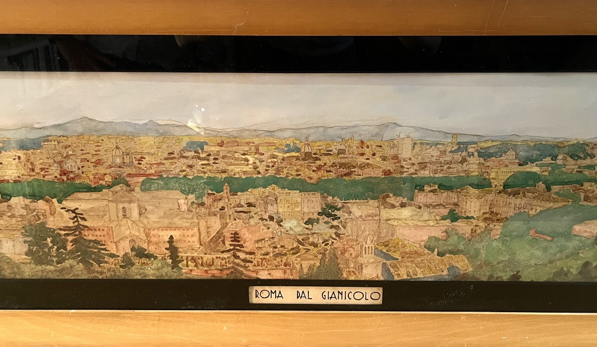 Viste di Roma da Monte Mario e dal Gianicolo negli anni 30-photo-4