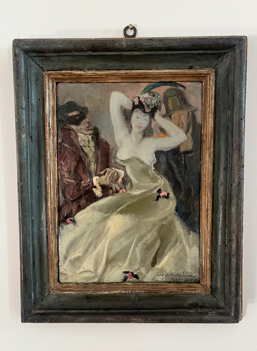 Scena di carnevale di Antonio della Torre, 1947