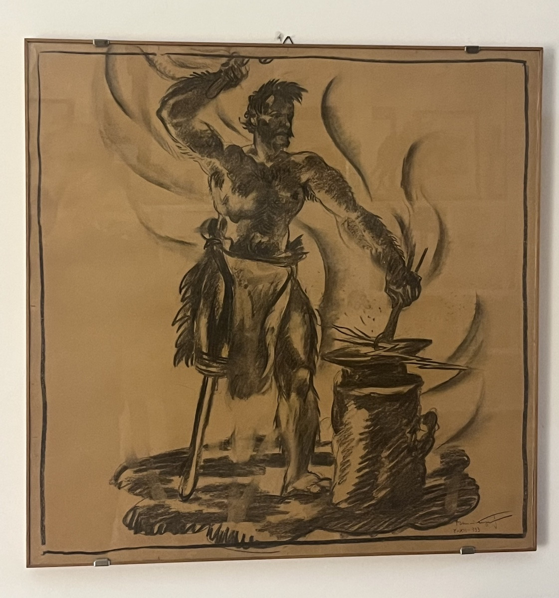 Due disegni di Ercole e Vulcano-photo-1