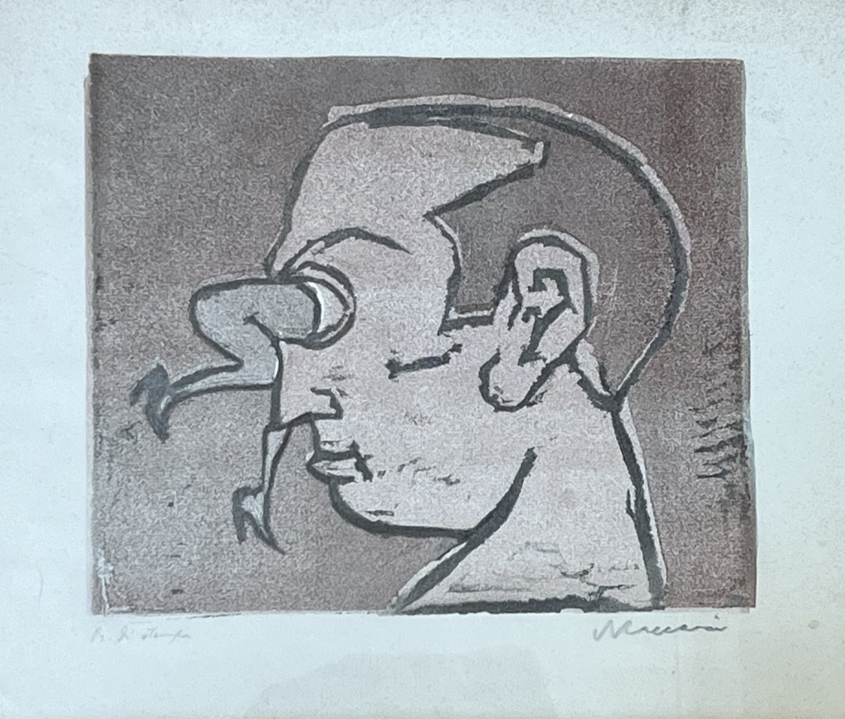 Prova di stampa di Mino Maccari