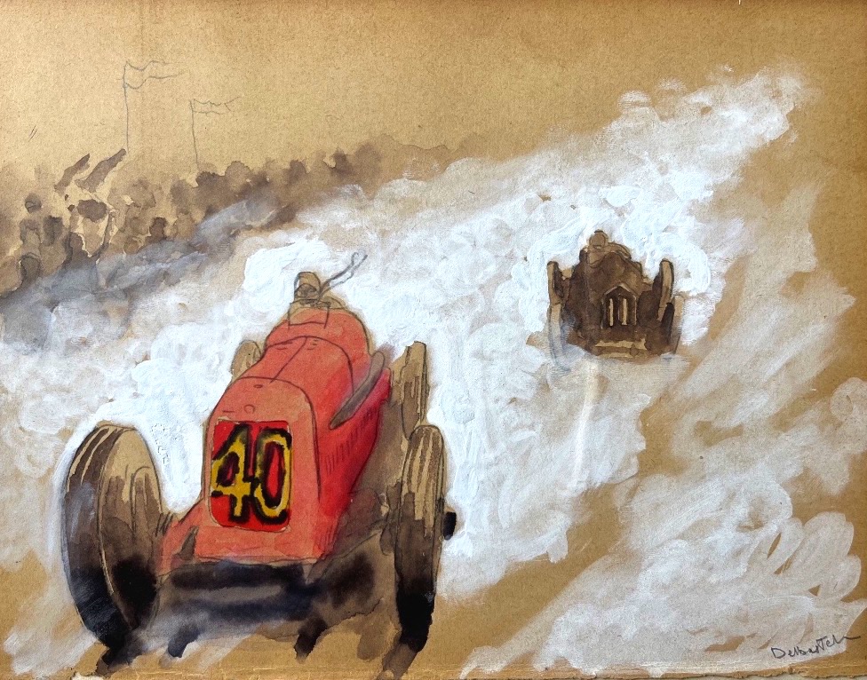 Disegno automobile dell'Età dell'Oro dei Circuiti (c. 1950-1970)