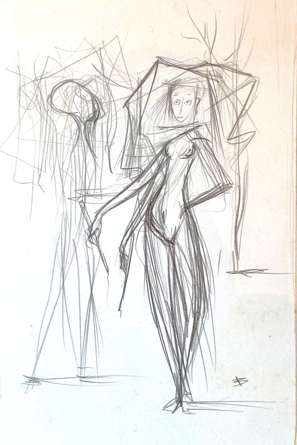 Disegno d’Enrico Brandani (1914–1979) 