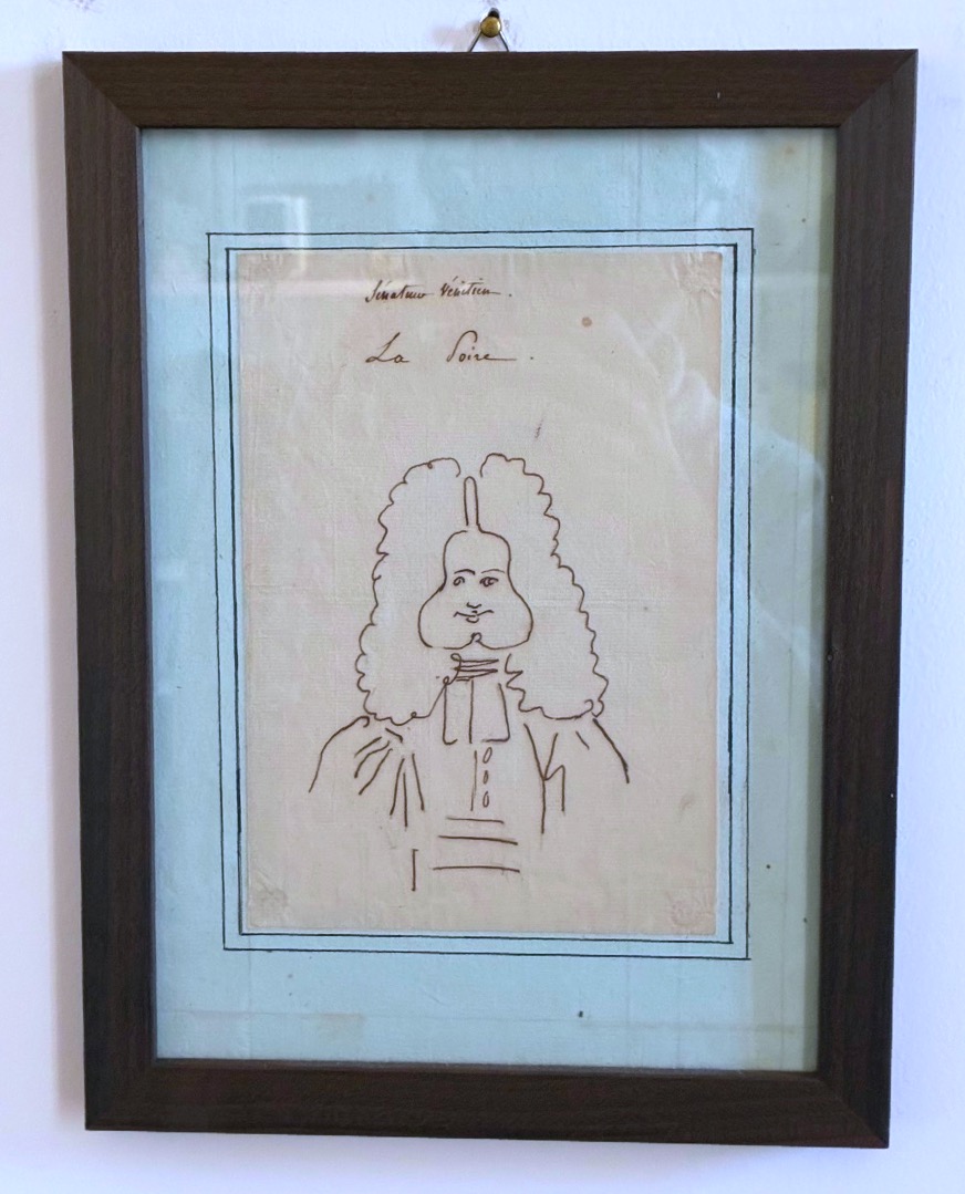 Caricatura satirica di un "Senatore Veneziano" – Il tema della "Pera" di Charles Philipon-photo-2