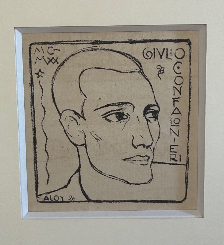 Ritratto del musicologo e compositore Giulio Confalonieri, datato 1920-photo-2