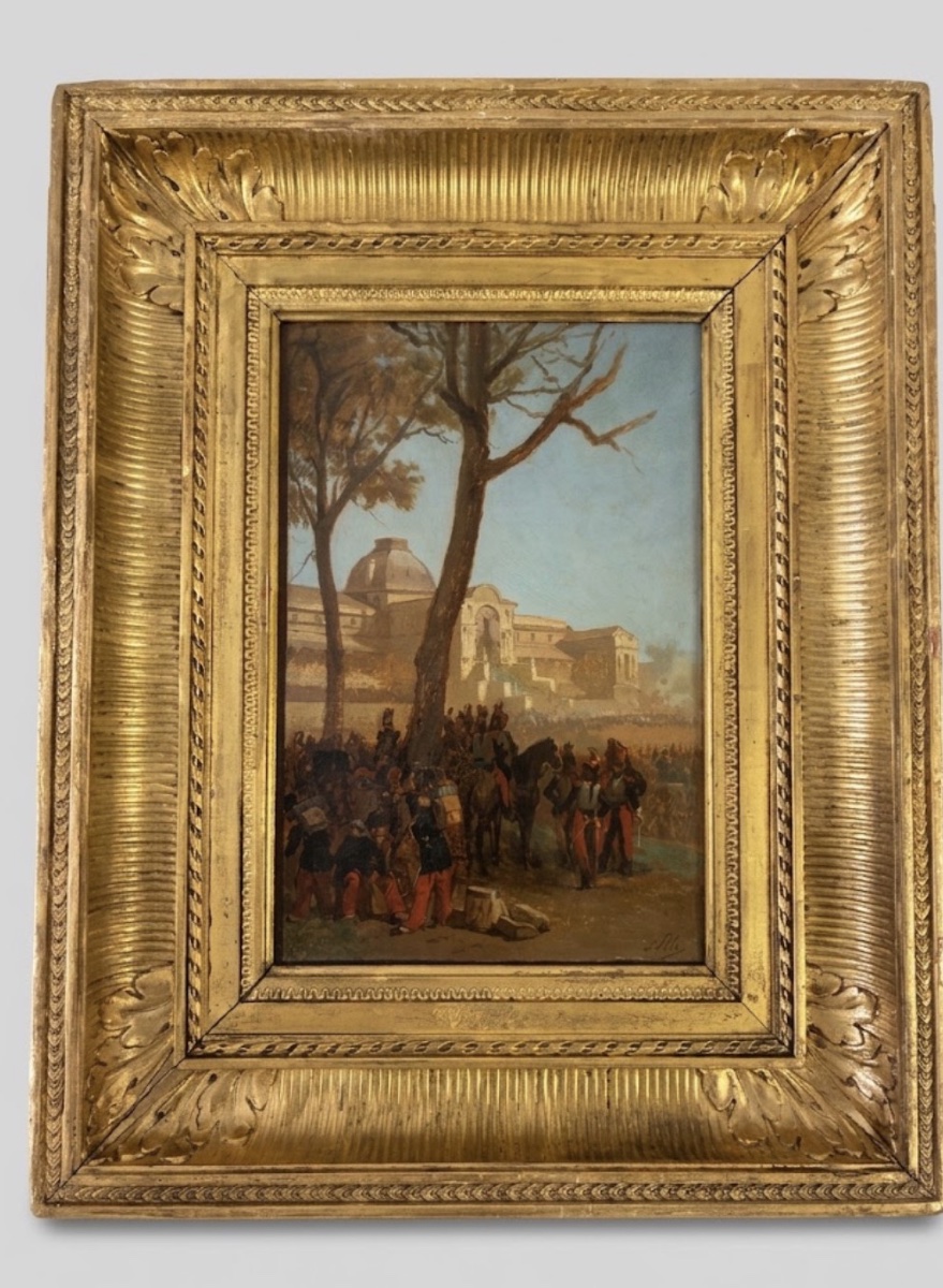 Studio per la Cerimonia di Consegna delle Aquile al Champ-de-Mars, 10 maggio 1852