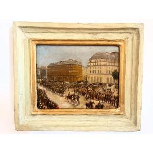 Parata a Parigi di Ernest Clair-Guyot (1856-1938)