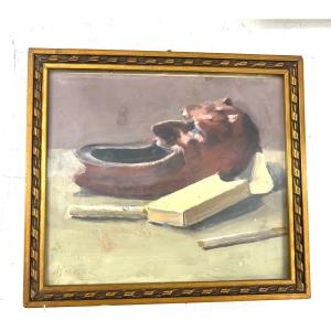 Natura Morta con Posacenere Antropomorfo