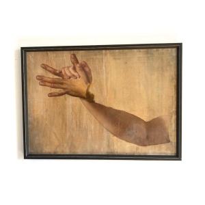 Studio anatomico di mani intrecciate